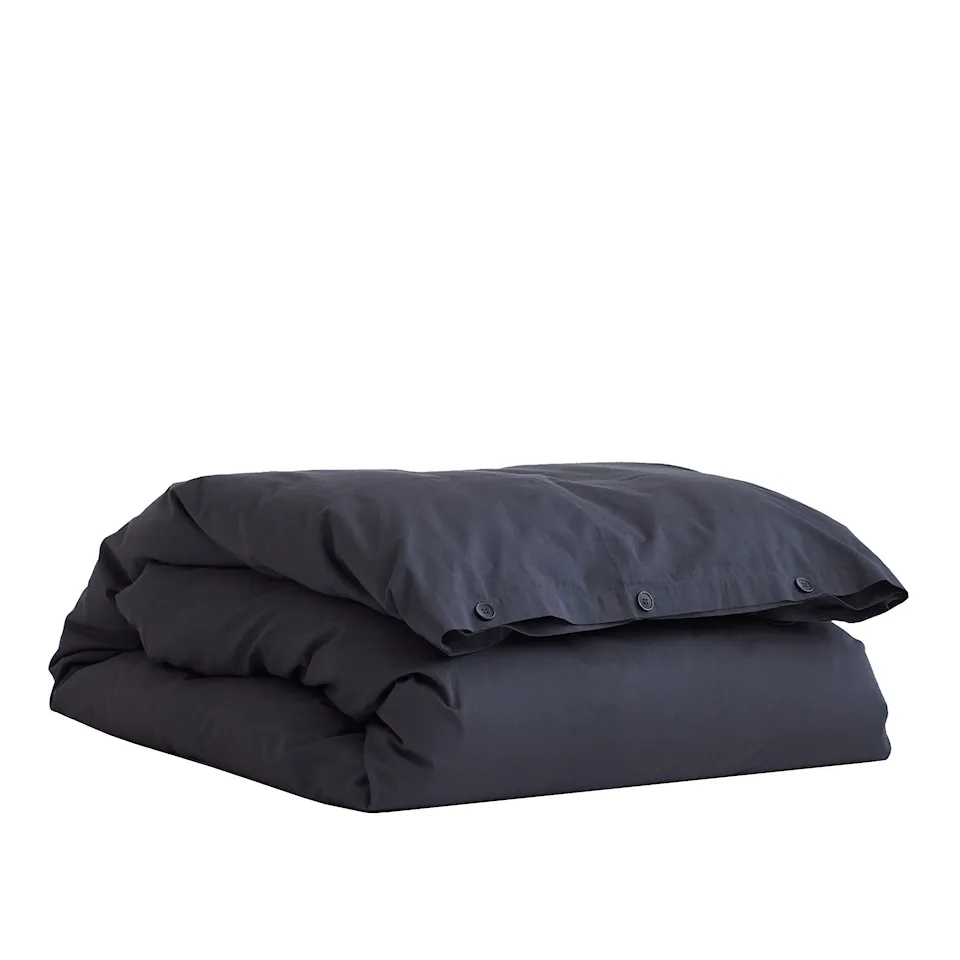 Percale - Påslakan Singel, 150 x 210 cm, Ash Black