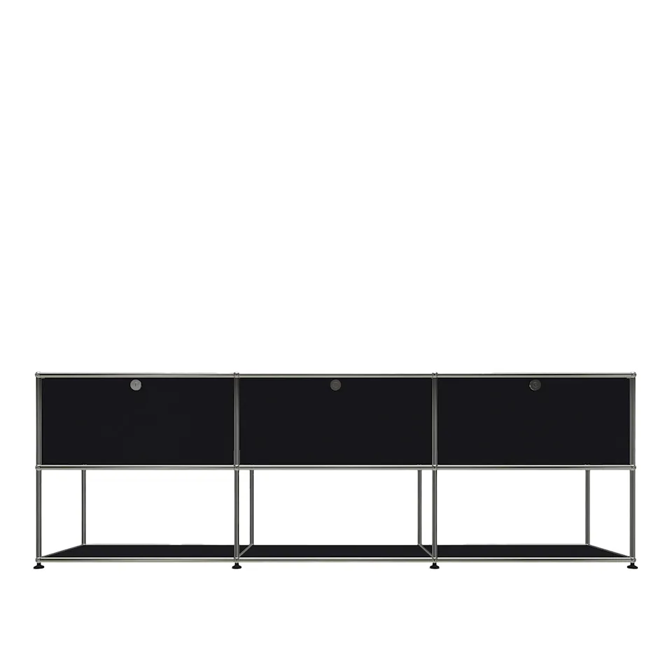 USM Haller 2 Sideboard, Graphite Black