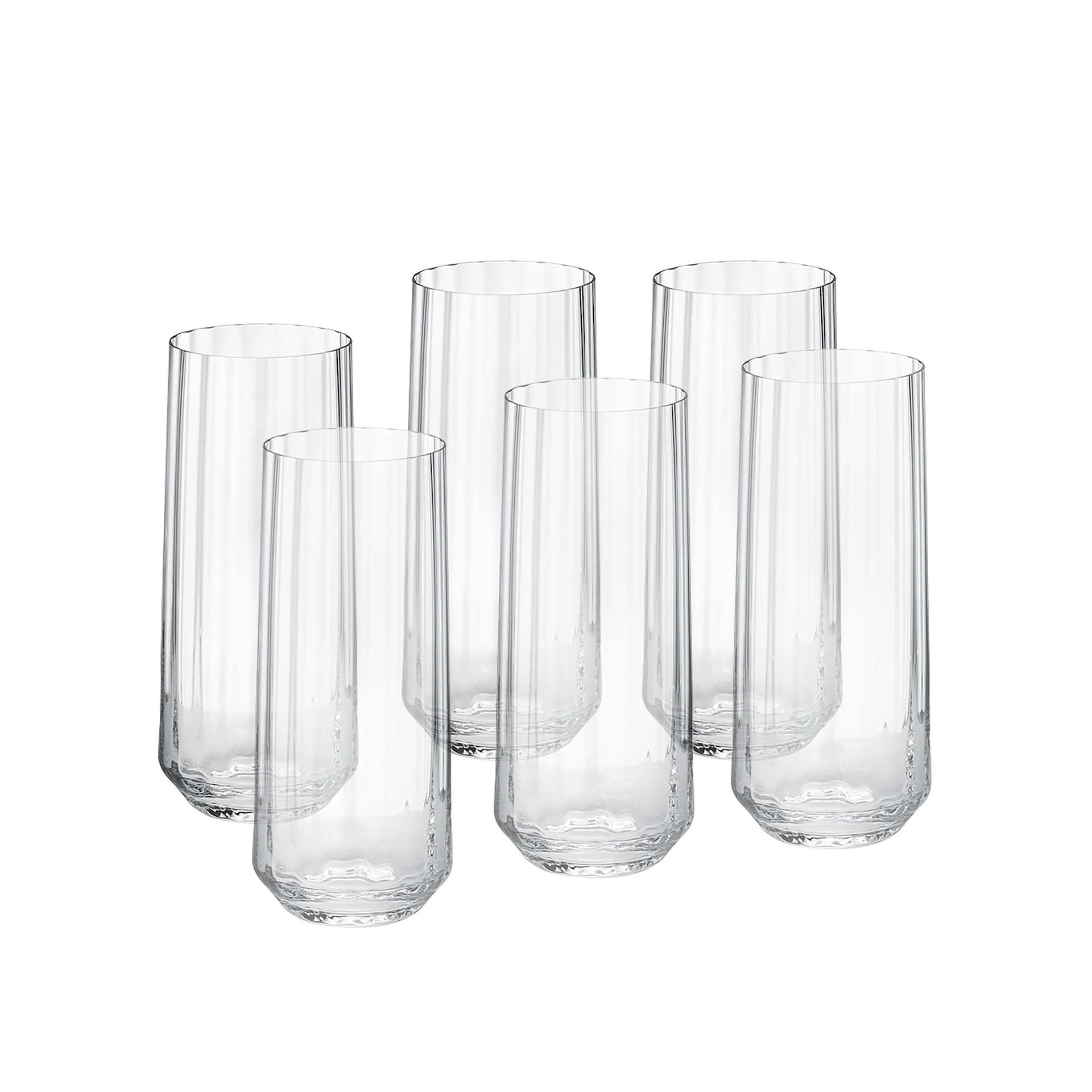 Bernadotte Highball-glass sett med 6 stk. - Georg Jensen - Sigvard Bernadotte - NO GA