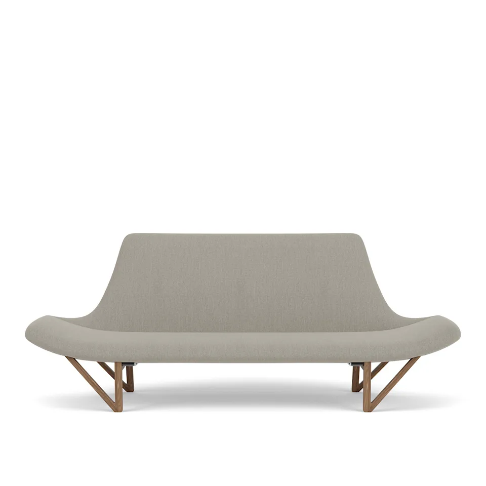 Pagode sofa valnøtt