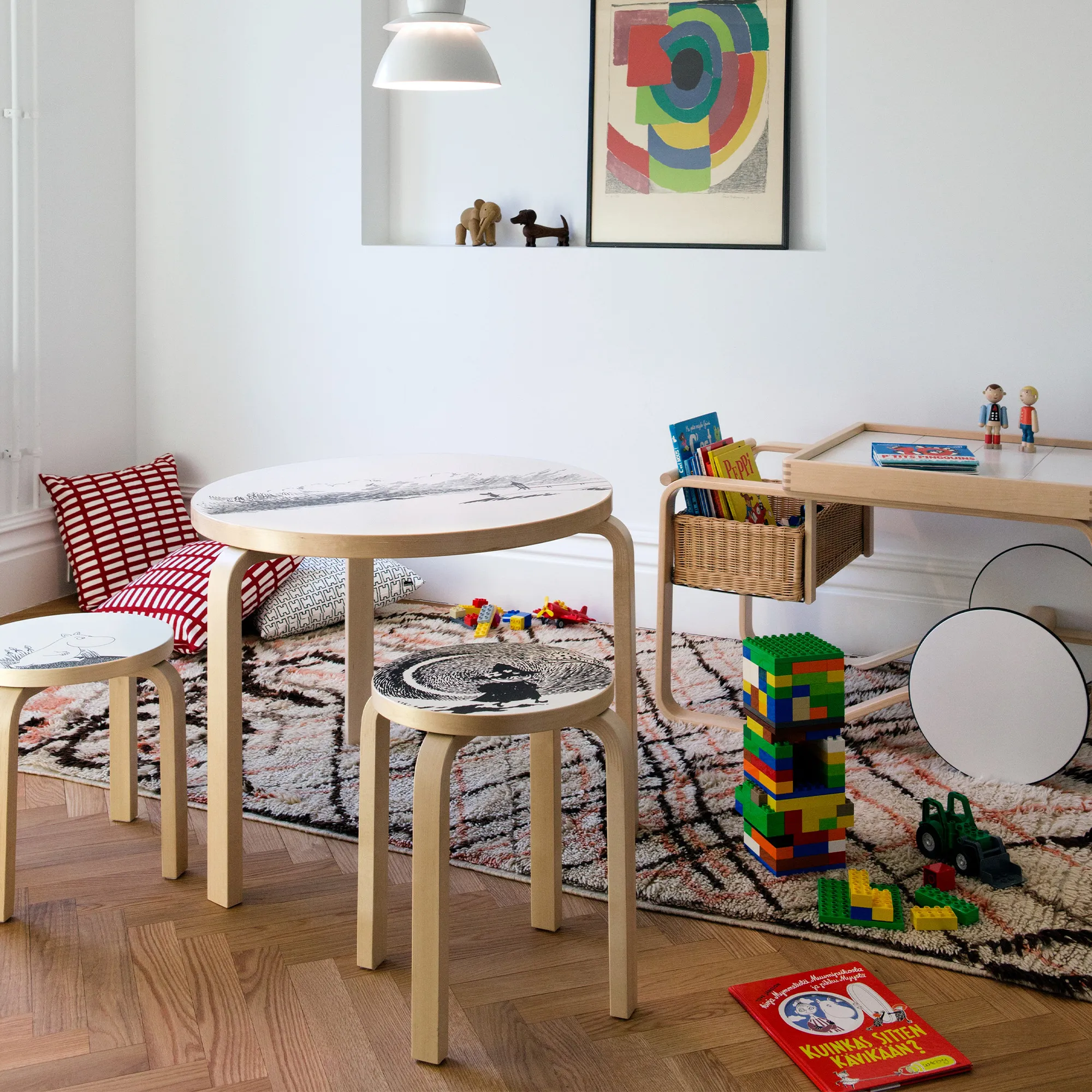 Aalto Table Round 90B spisebord - 3