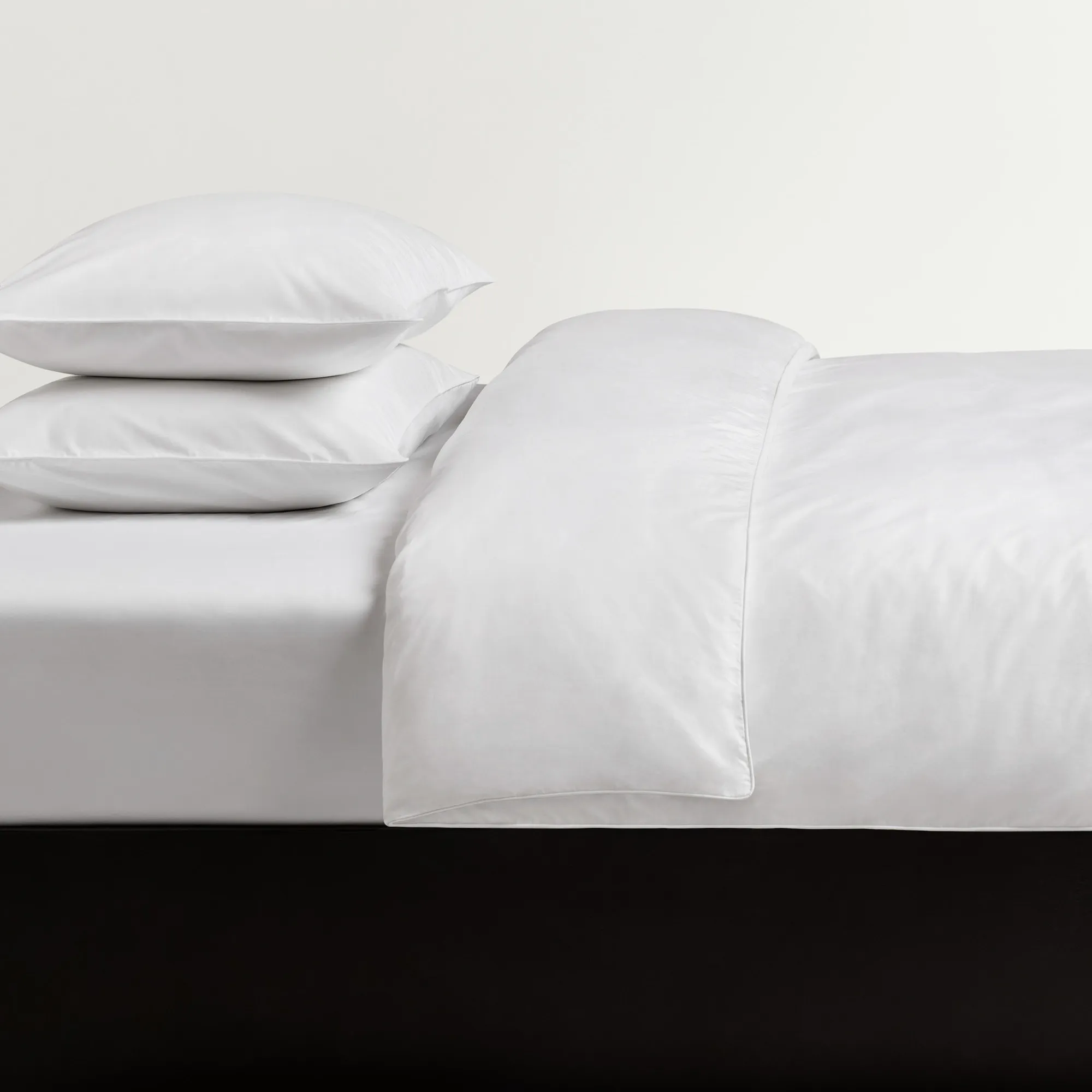 Percale Crisp White/White sengesett - 4