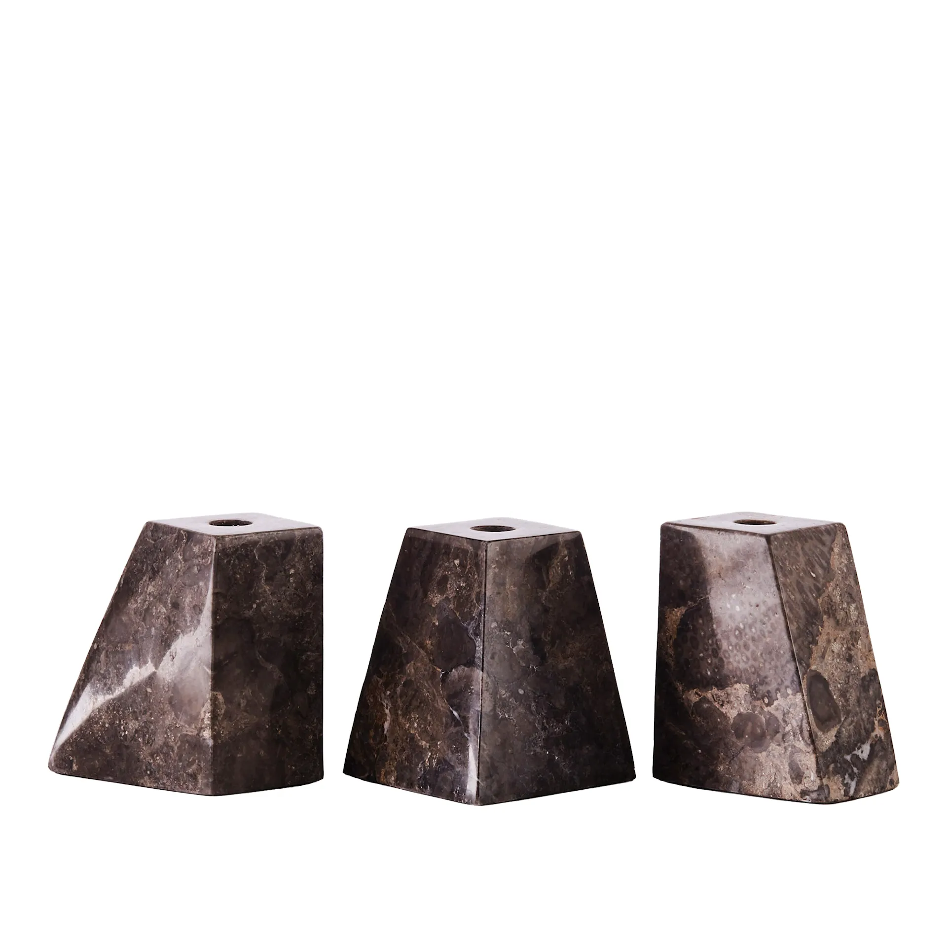 DD Pyramid Candle Holder Set Of Three - Dusty Deco - Edin & Lina Kjellvertz - NO GA