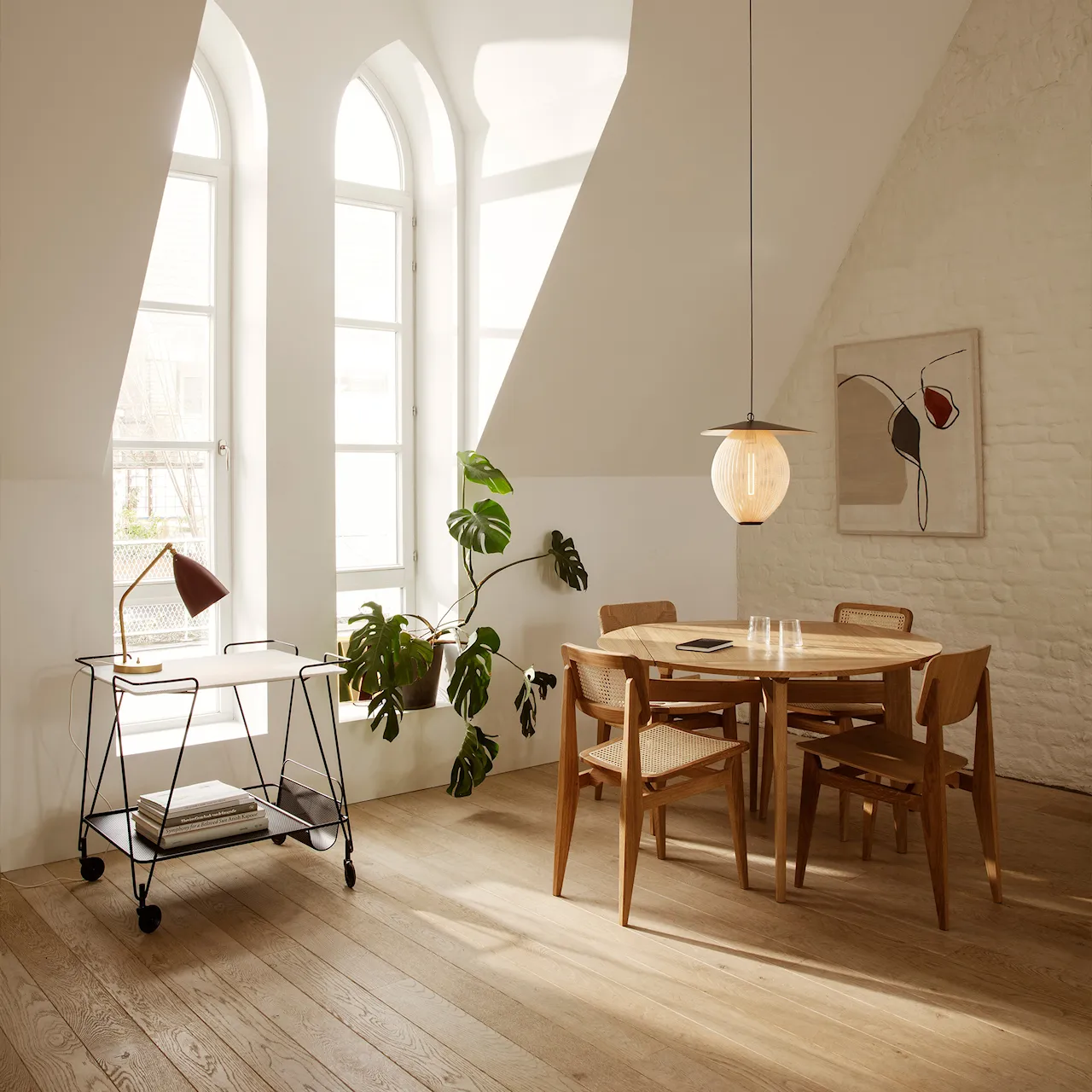 Gräshoppa bordlampe