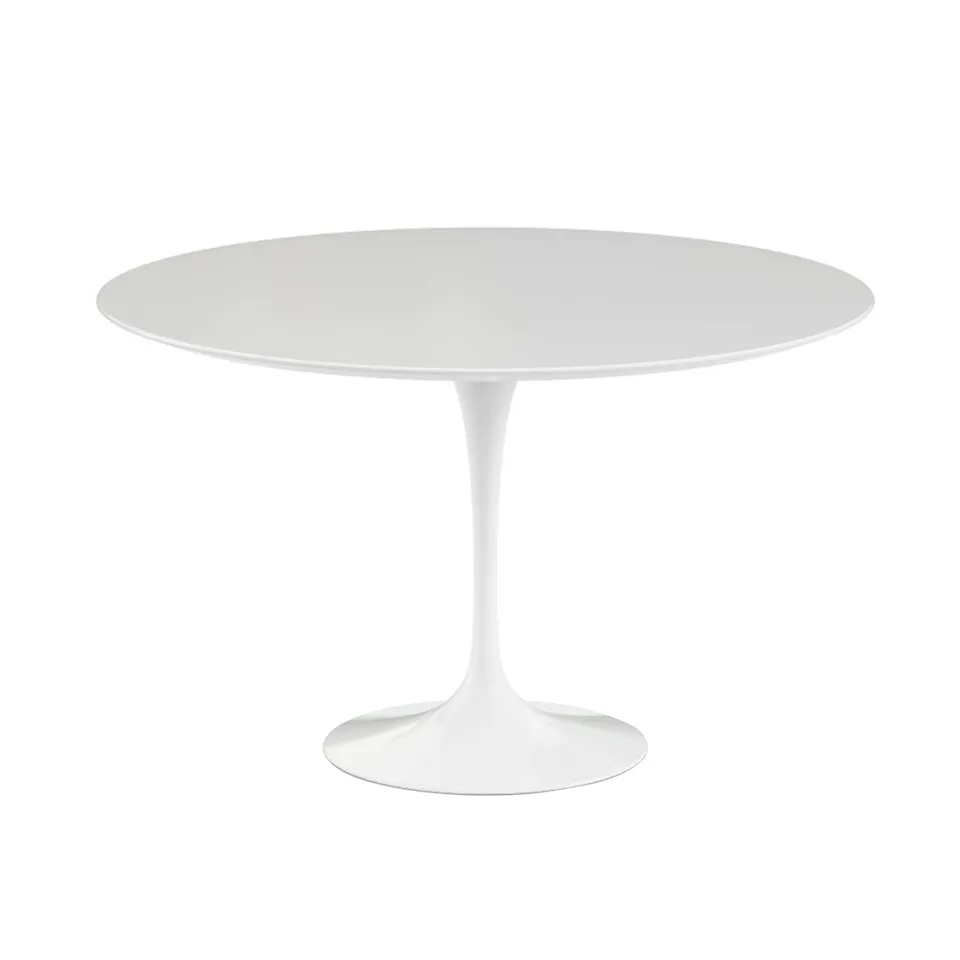 Saarinen Round Table For Outdoor, Rund, Ø 120 cm, Vitt underrede