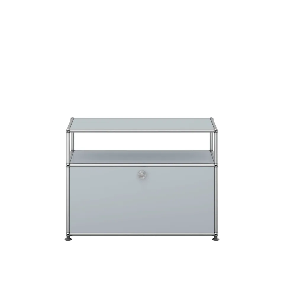 USM Haller 45 Sidebord, USM Matte Silver