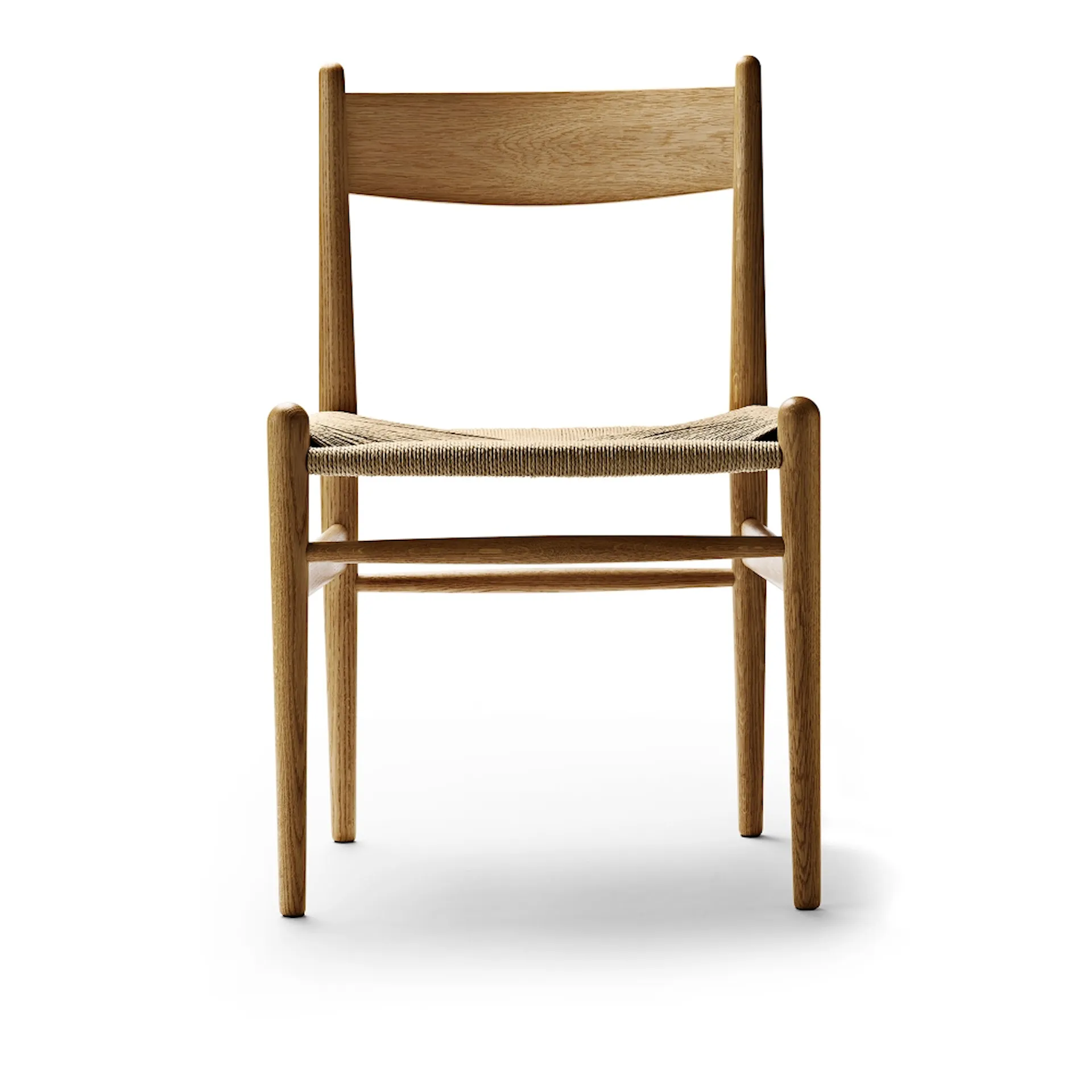 CH36 - Eik/naturfarget flettet papirsnor - Carl Hansen - Hans J. Wegner - NO GA