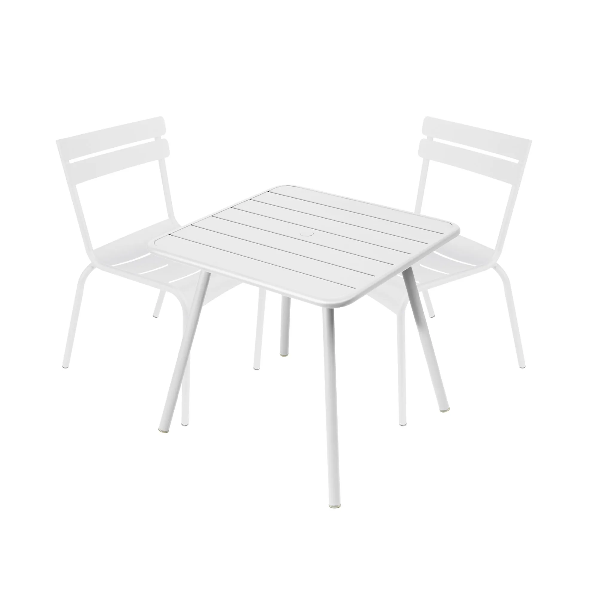 Luxembourg spisegruppe firbent bord & 2 stoler - 1