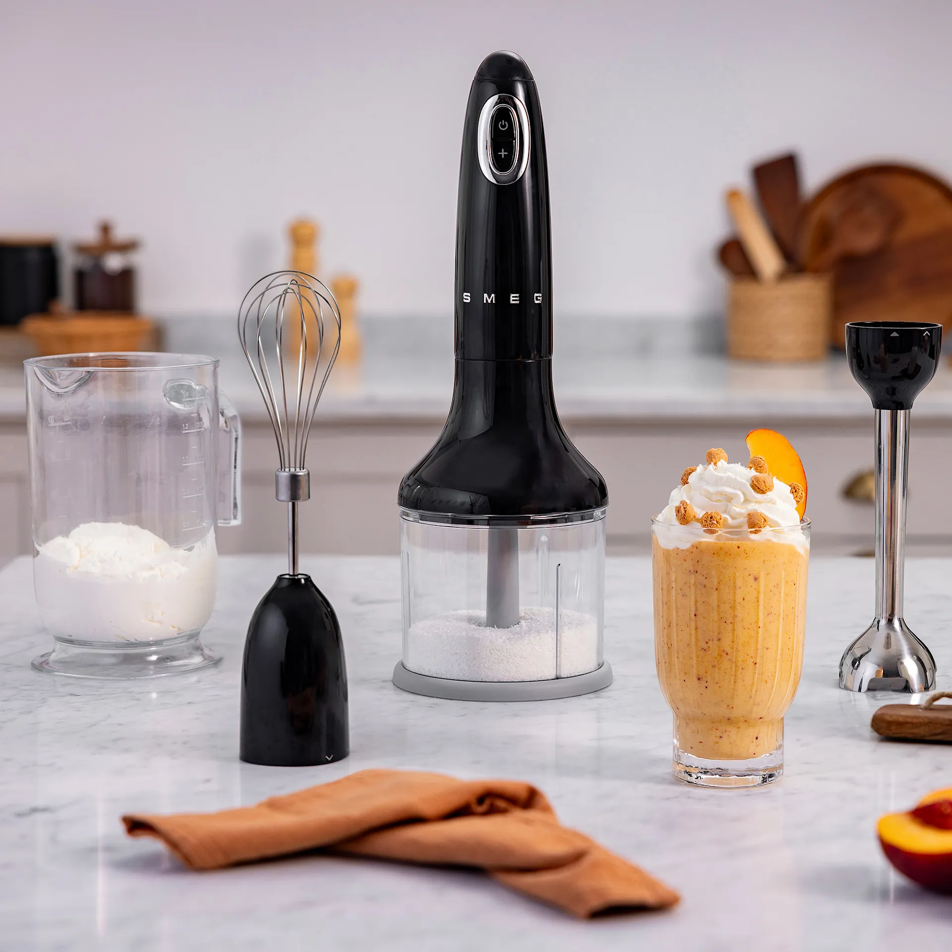 Smeg 50's Hand Blender with Accessories - Smeg - NO GA