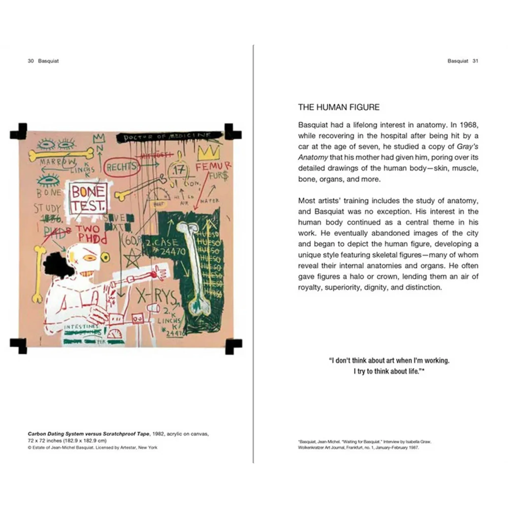 Jean-Michel Basquiat Handbook kunstbok - 4