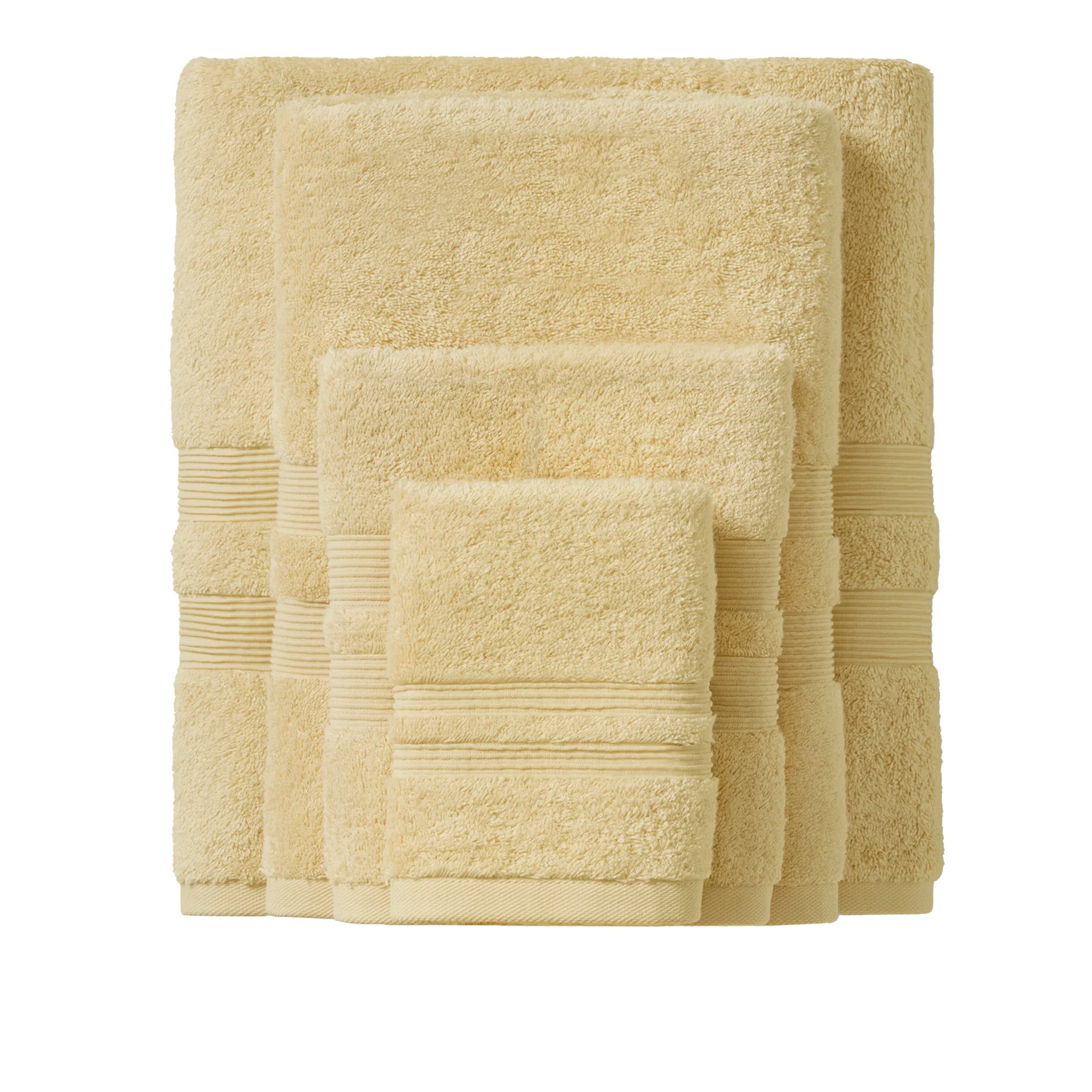 Fontana Organic Pale Yellow håndkle - 1