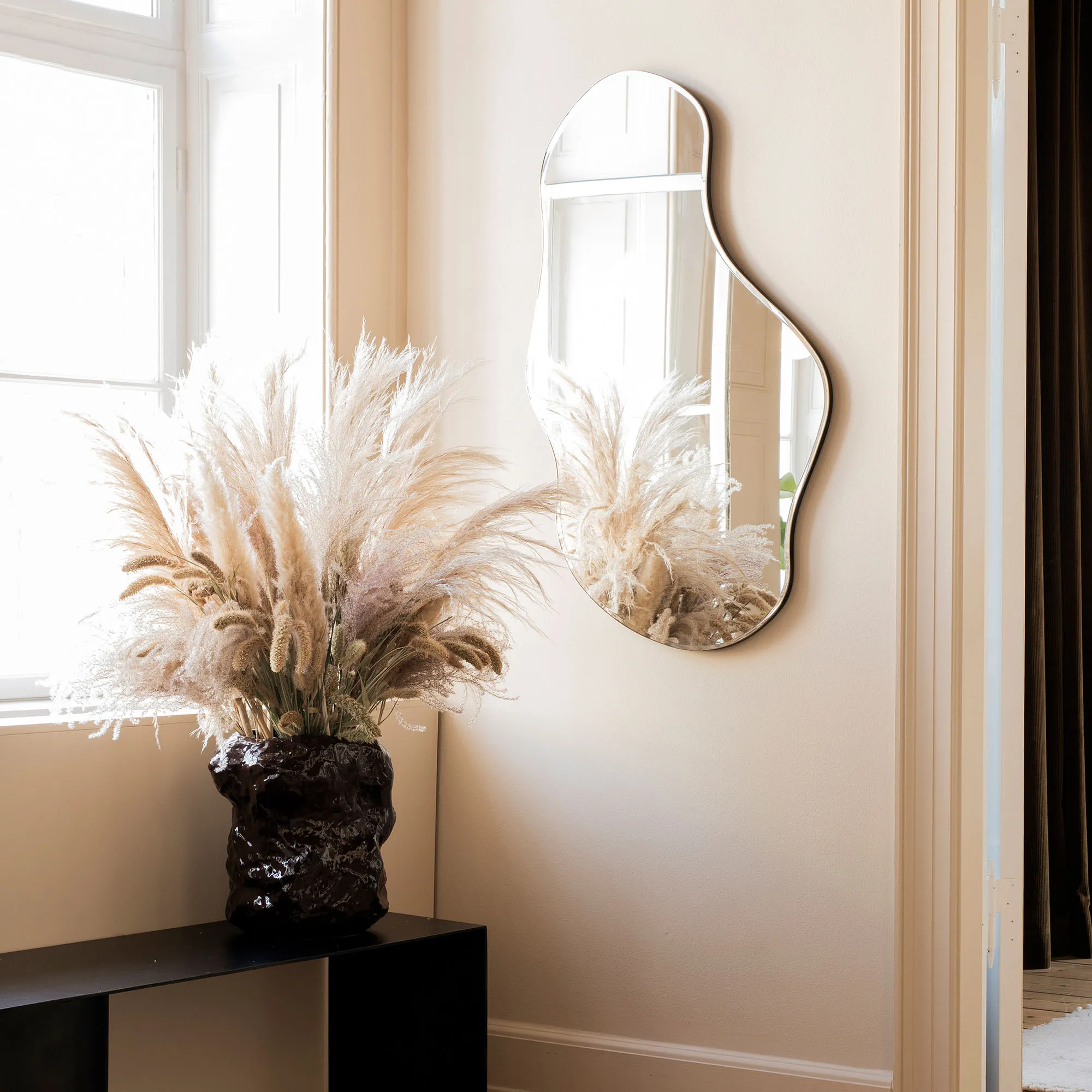 Pond Mirror Dark Chrome / Large - 2