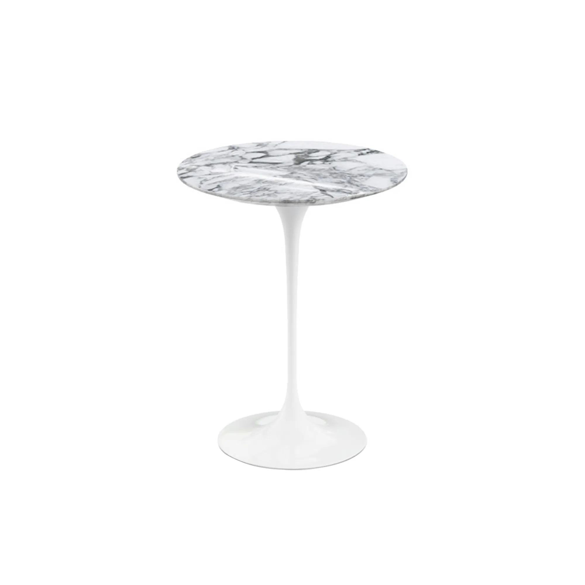Saarinen Round sidebord Ø 41 cm White - 1