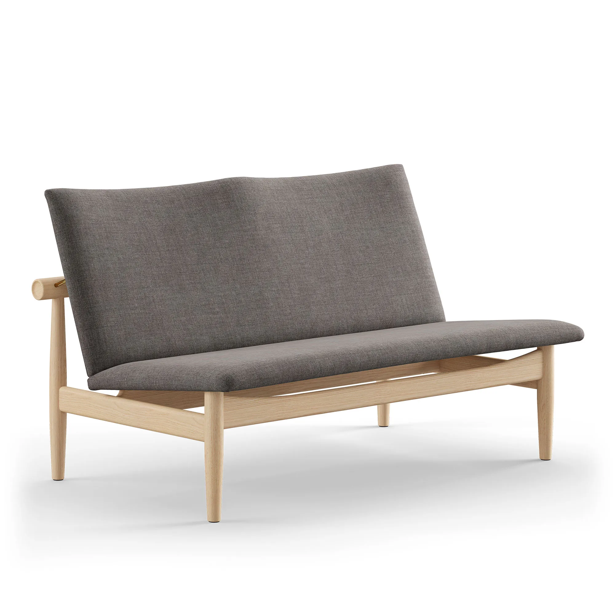 Japan sofa 2-seter Clear oiled oak - 1