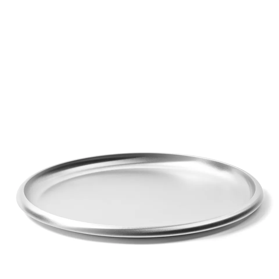 Round Steel brett 300 - Brushed