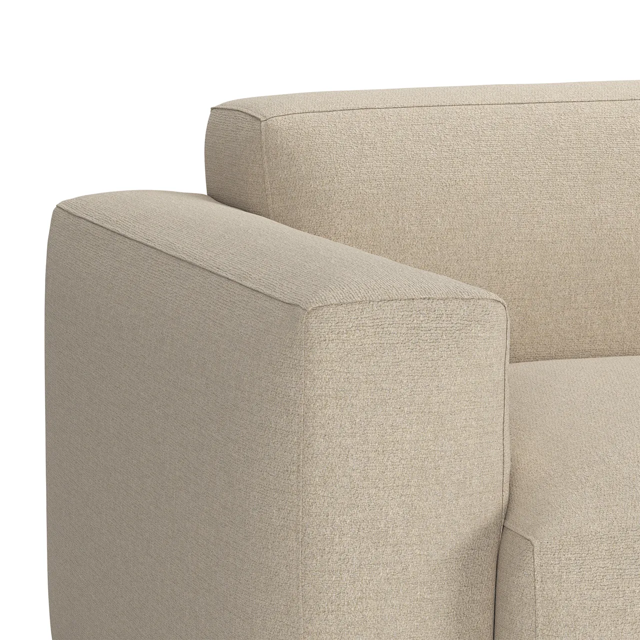 Brick 2-seters sofa sjeselong åpen ende høyre