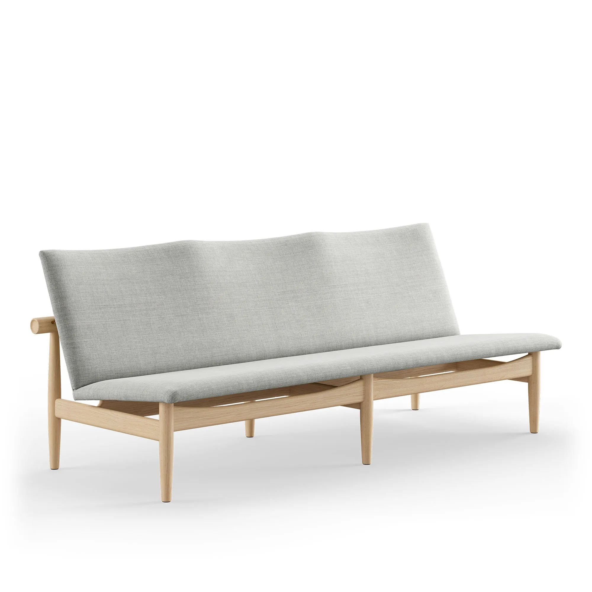 Japan sofa 3-seter Clear oiled oak - 1