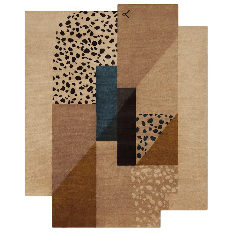 Art Deco 2 Brown ullteppe