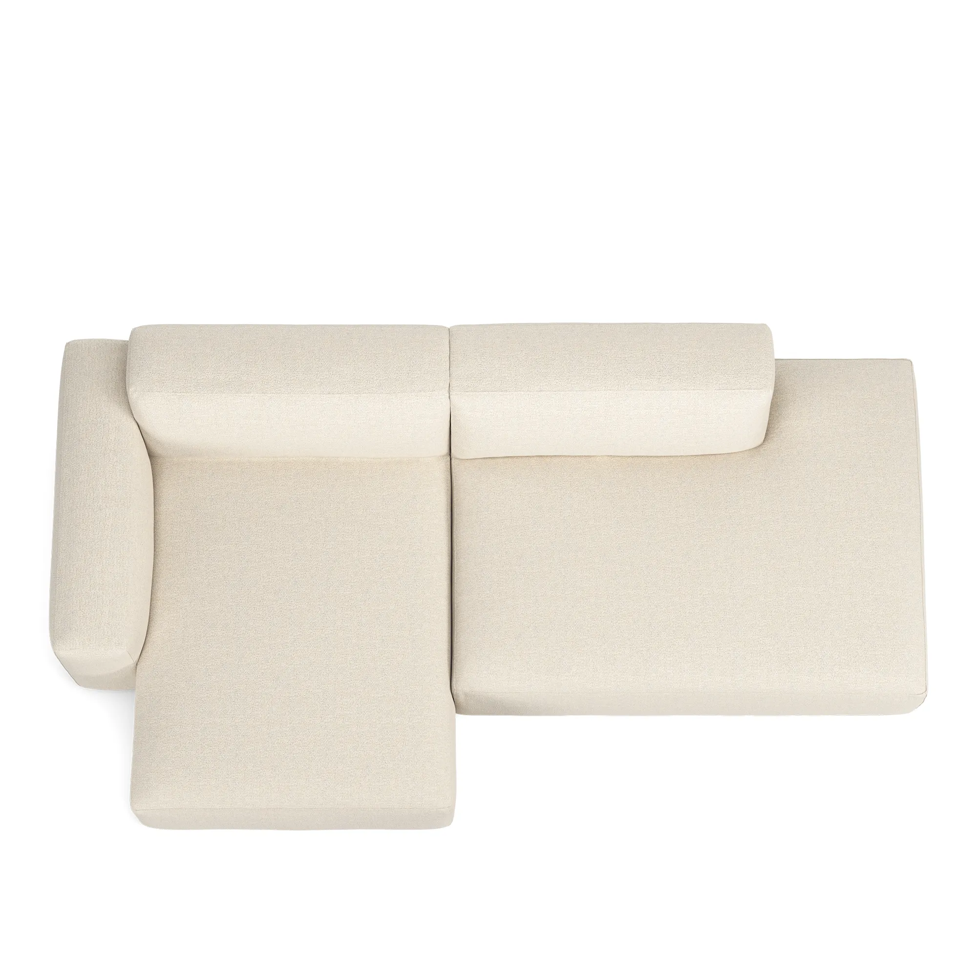 Brick 2-seters sofa sjeselong åpen ende høyre - 8