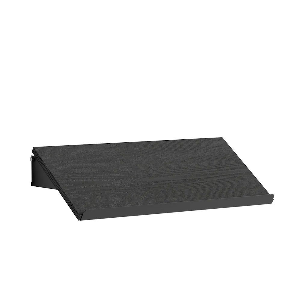 New Works Magazine Shelf Kit Black Ash/Black