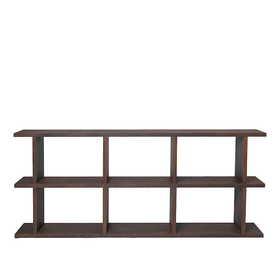 Kona bokhylle 3 x 2 hyller