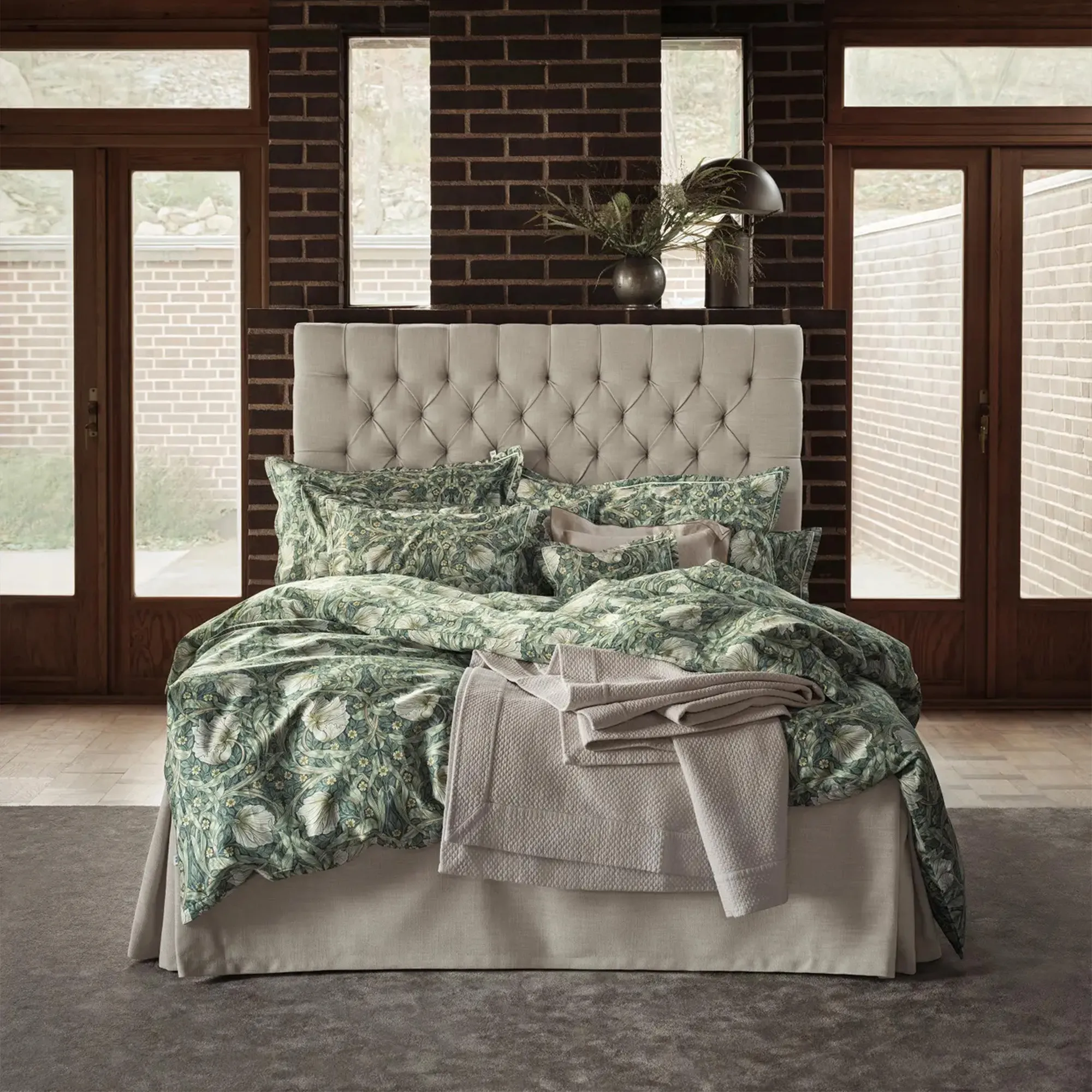 Venezia Linen Nature sengeteppe - 3