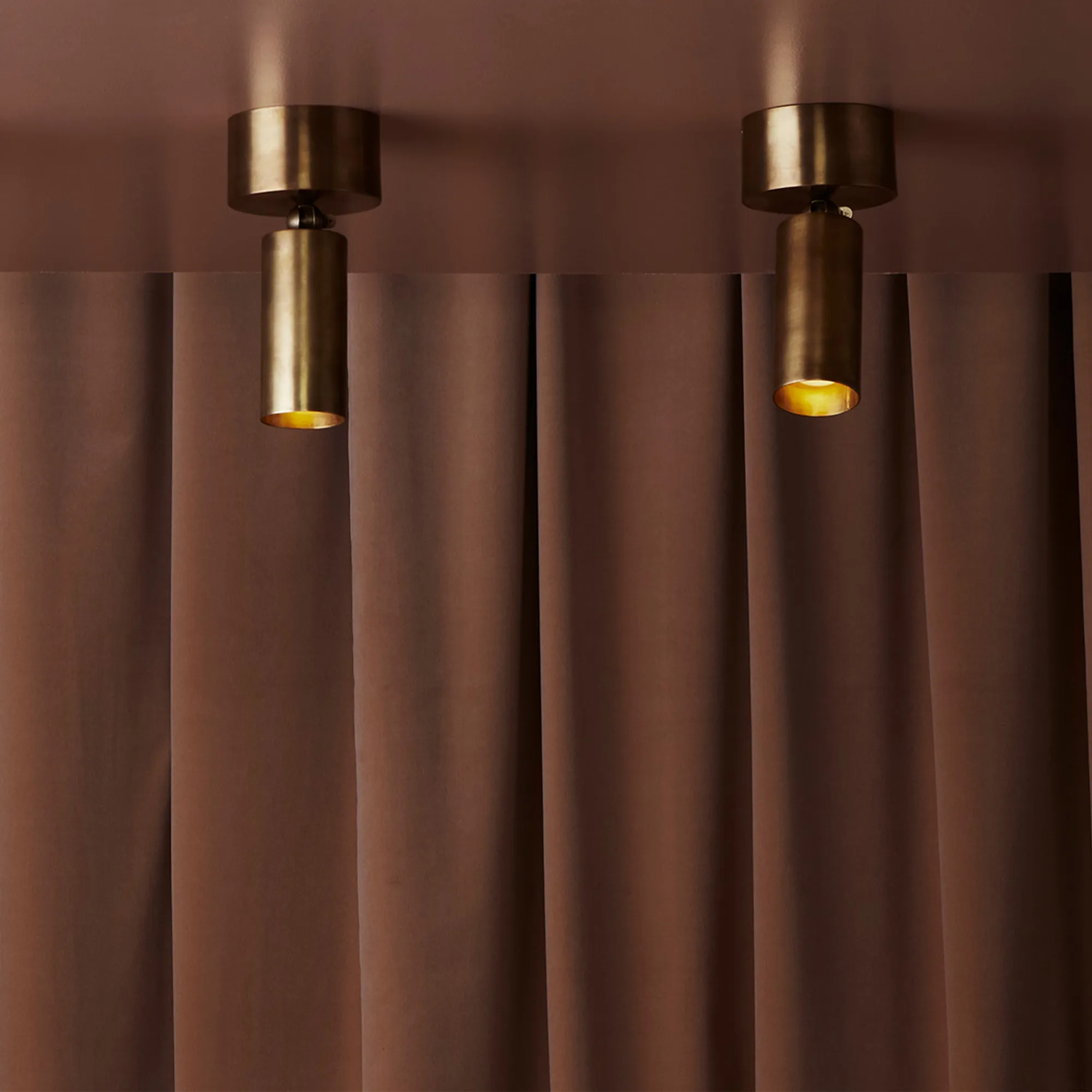 Cylinder : Downlight - Aged Brass - 2