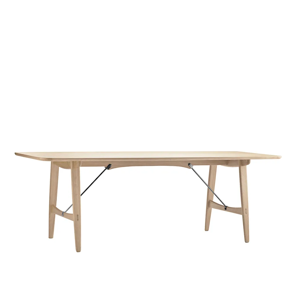 BM1160 Hunting Table, Vitoljad Ek, Rostfritt stål