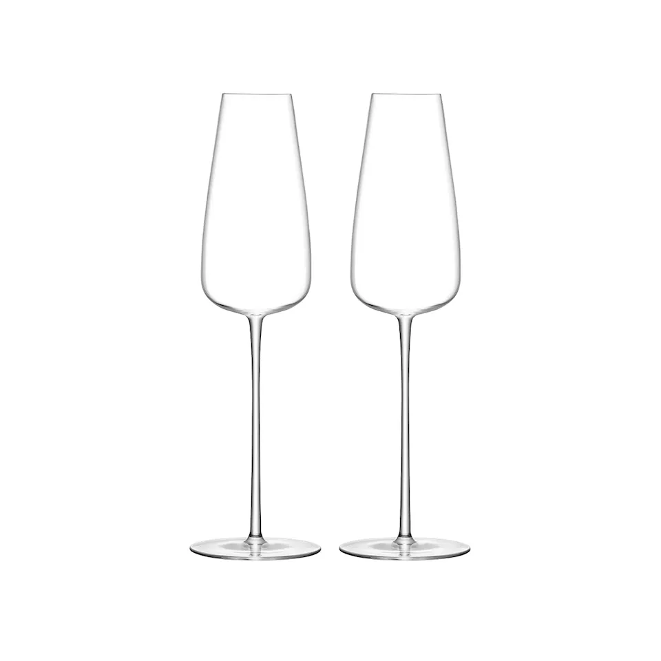 Wine Culture Champagne Flute - Set of 2 