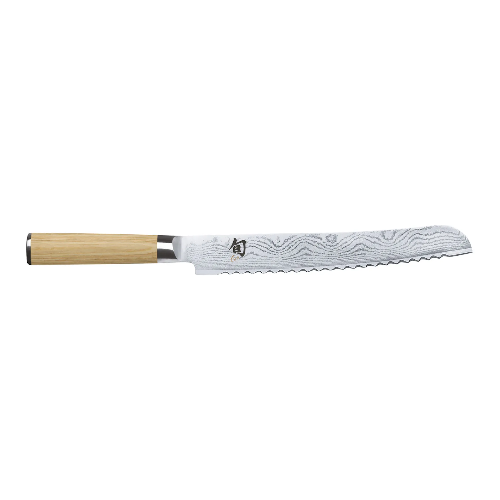 Shun Classic Brødkniv 23 cm, Lyst skaft - KAI - NO GA