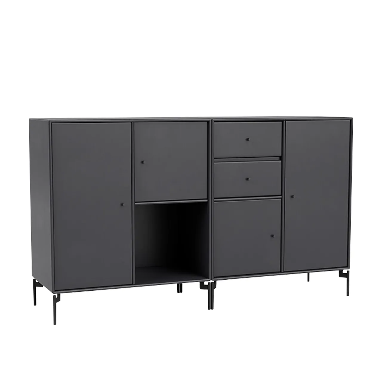 Couple Sideboard - Monarch / Matt Chrome Legs