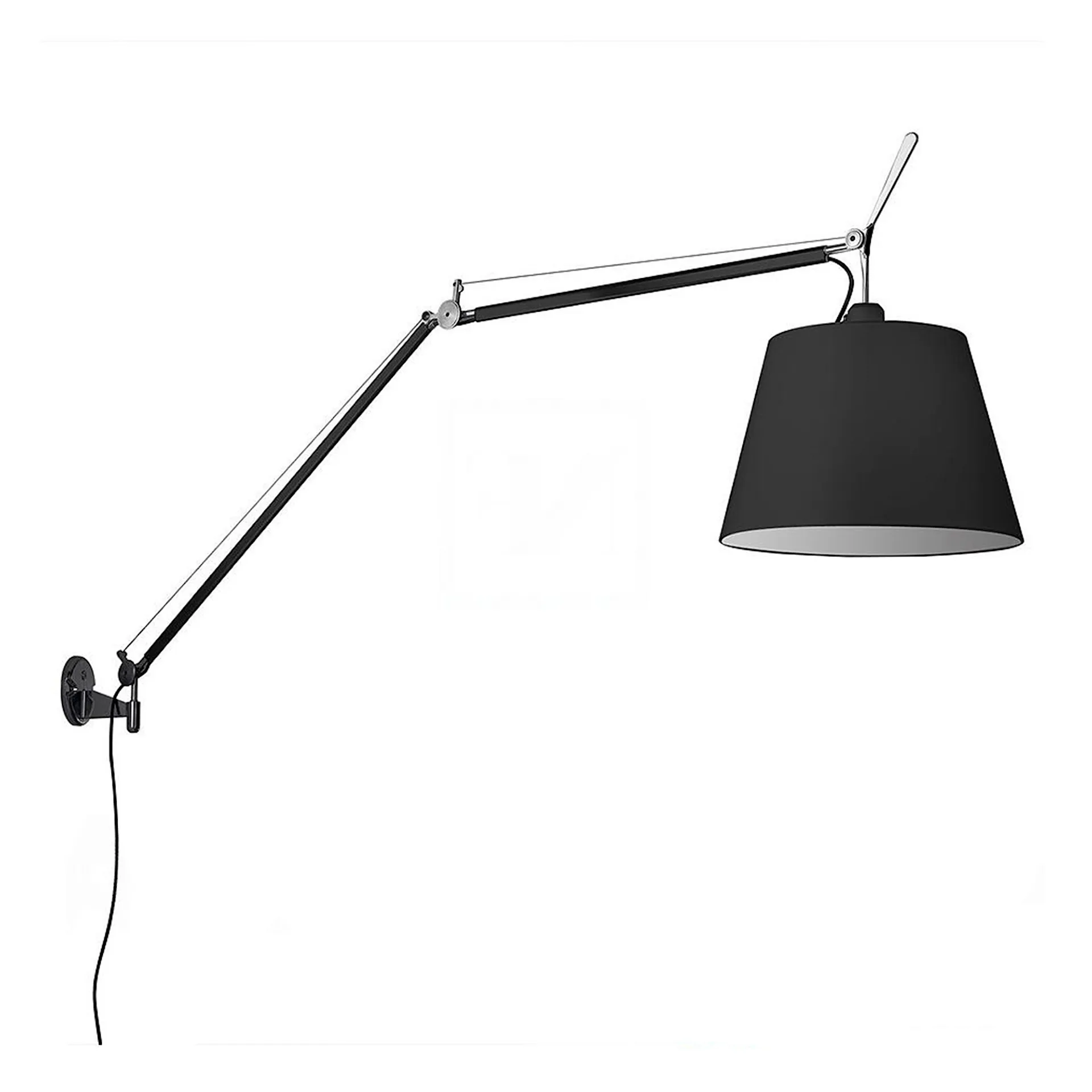 Tolomeo Mega vegglampe - svart - Artemide - NO GA