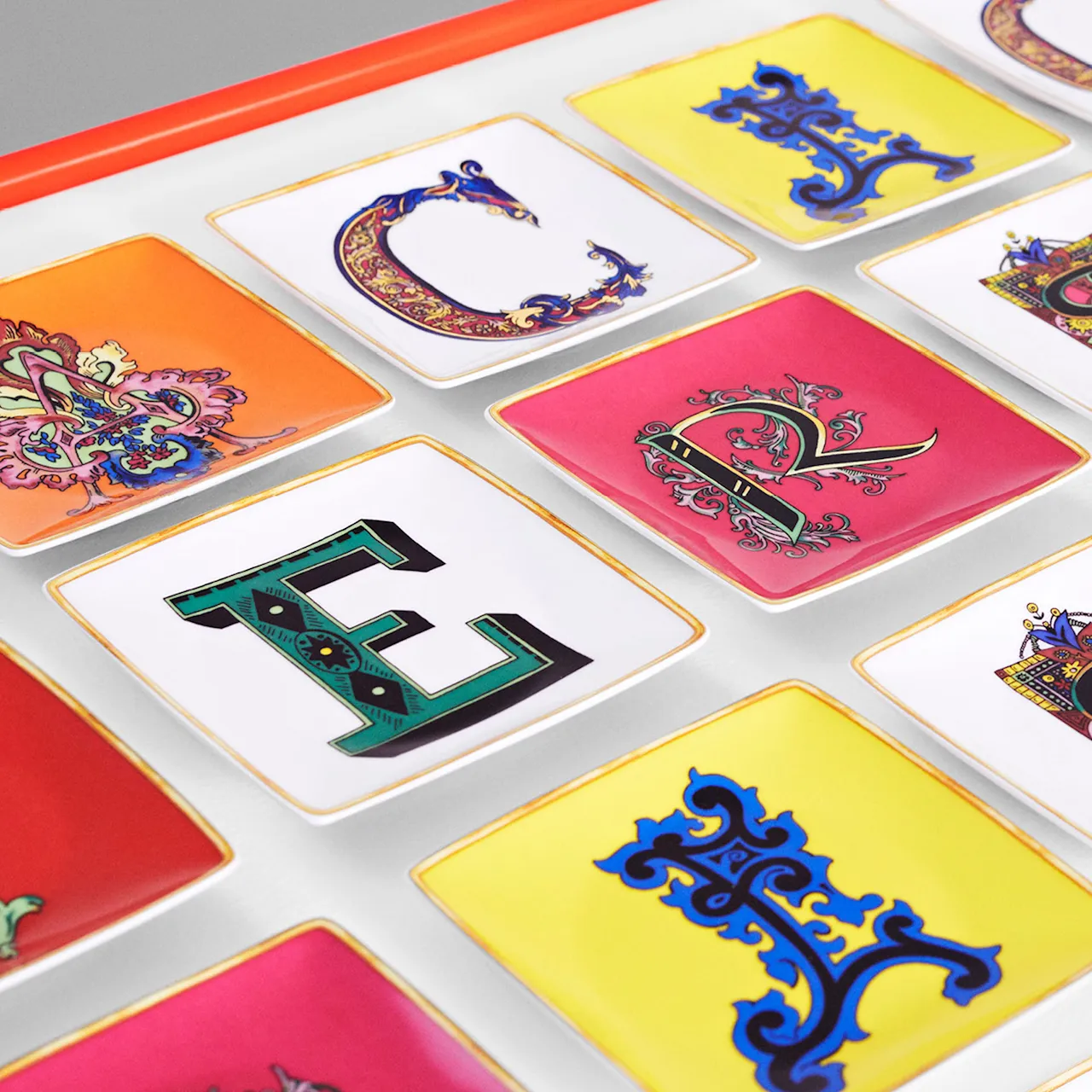 Versace Alphabet Plate