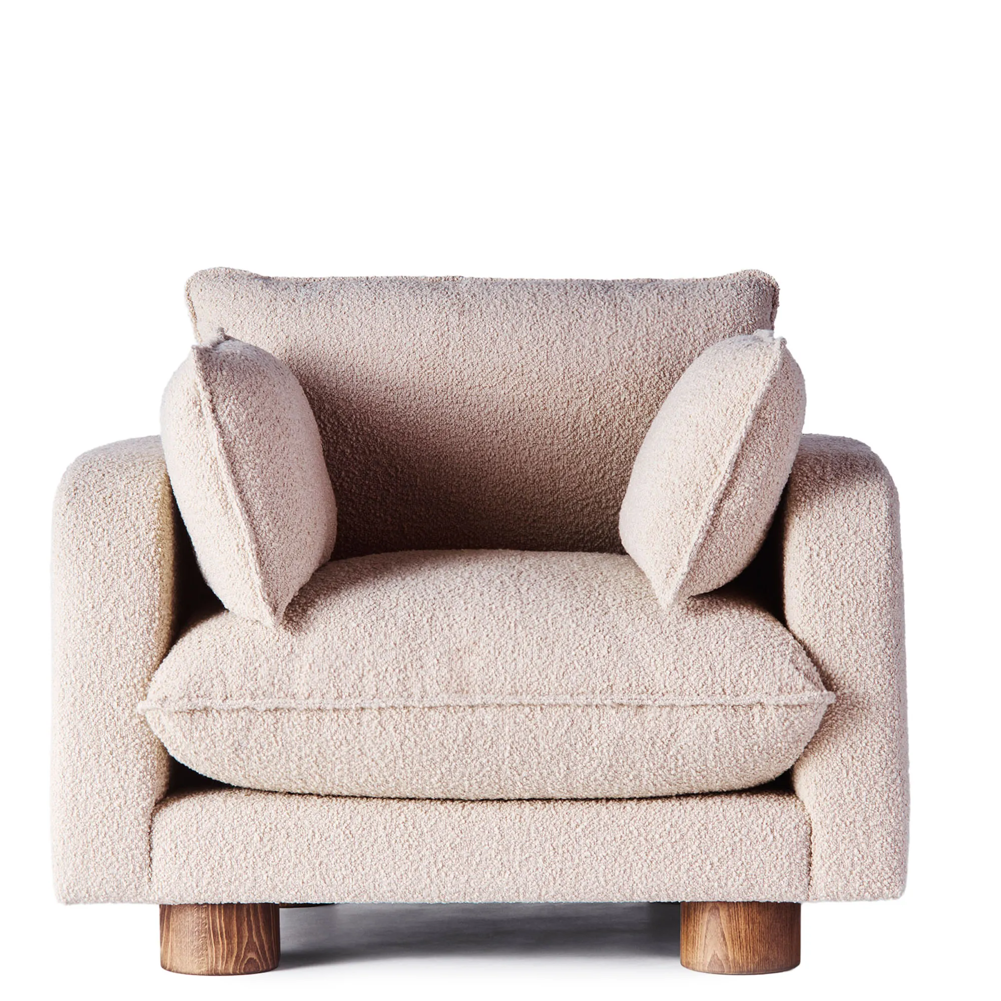 Miles bouclé lenestol beige - 1