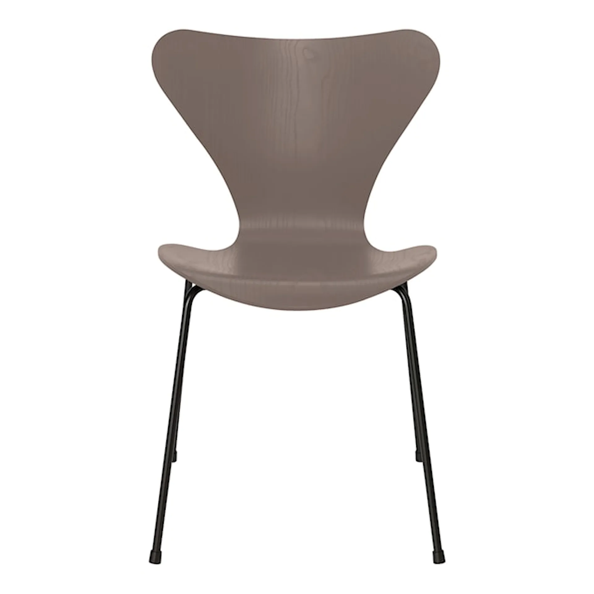 Series 7 stol 3107 farget askfiner stålram svart - Fritz Hansen - Arne Jacobsen - NO GA