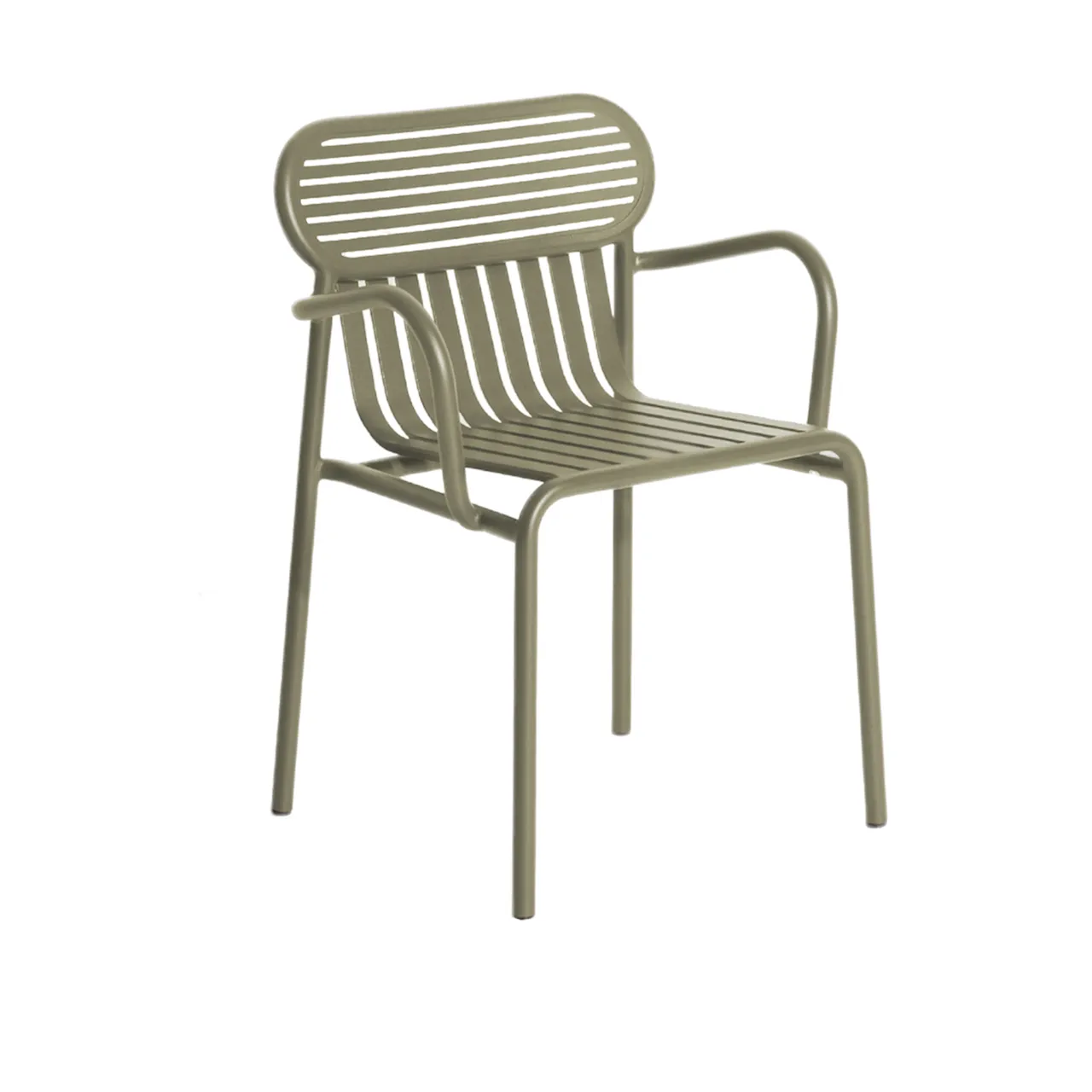 Week-End Chair With Armrests, Terracotta