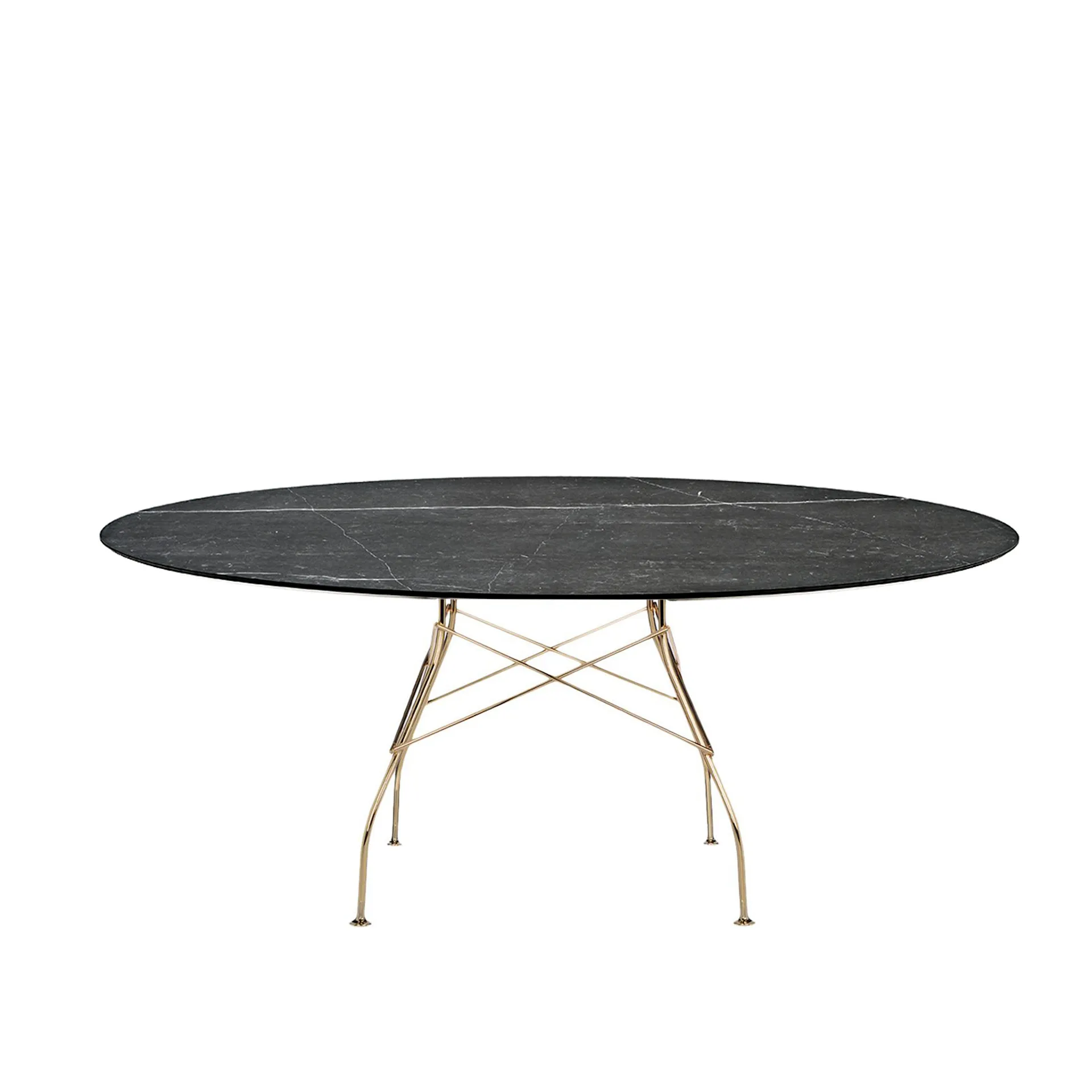 Glossy Oval Table - Kartell - Antonio Citterio - NO GA