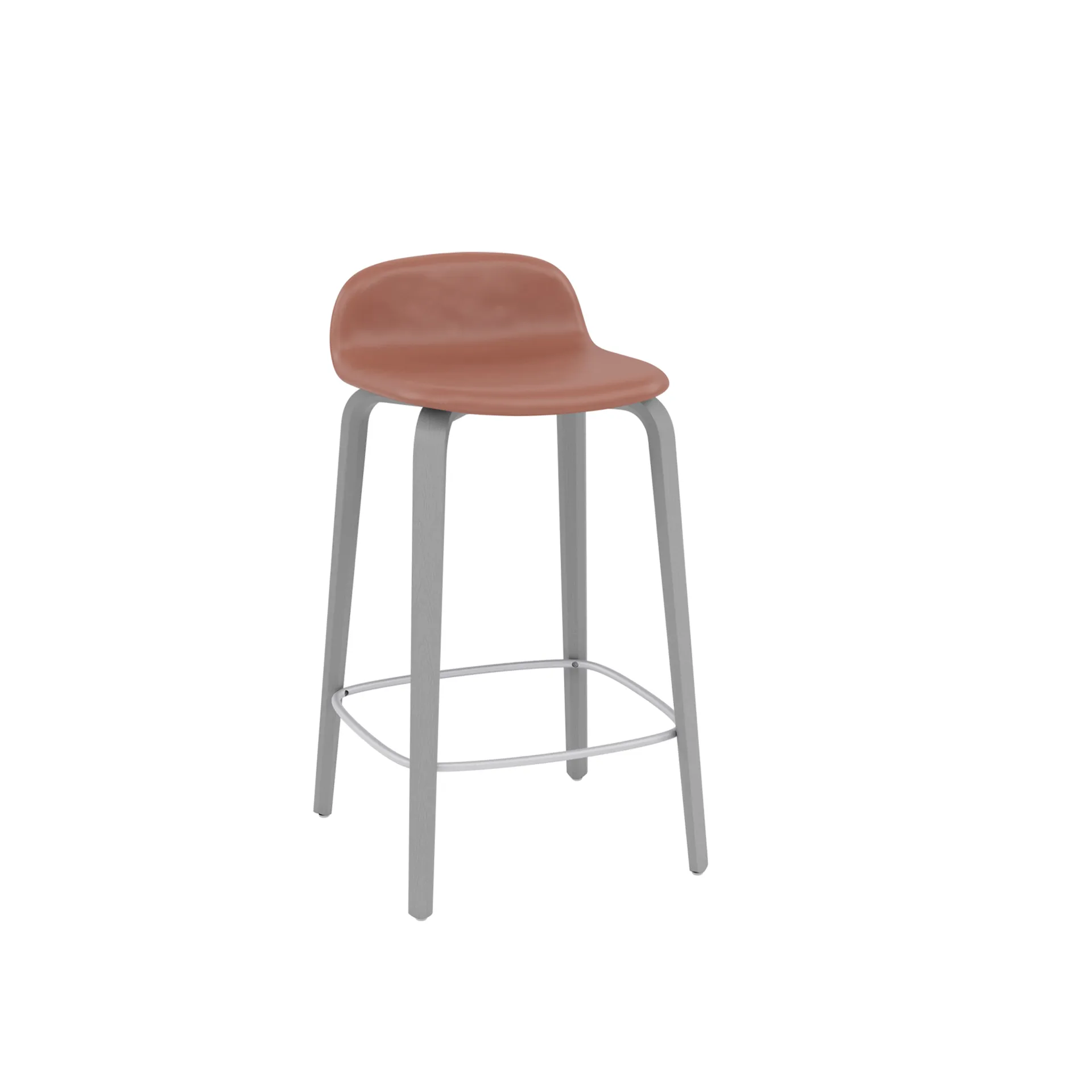 Visu Bar Stool 75 cm Leather - Muuto - Mika Tolvanen - NO GA