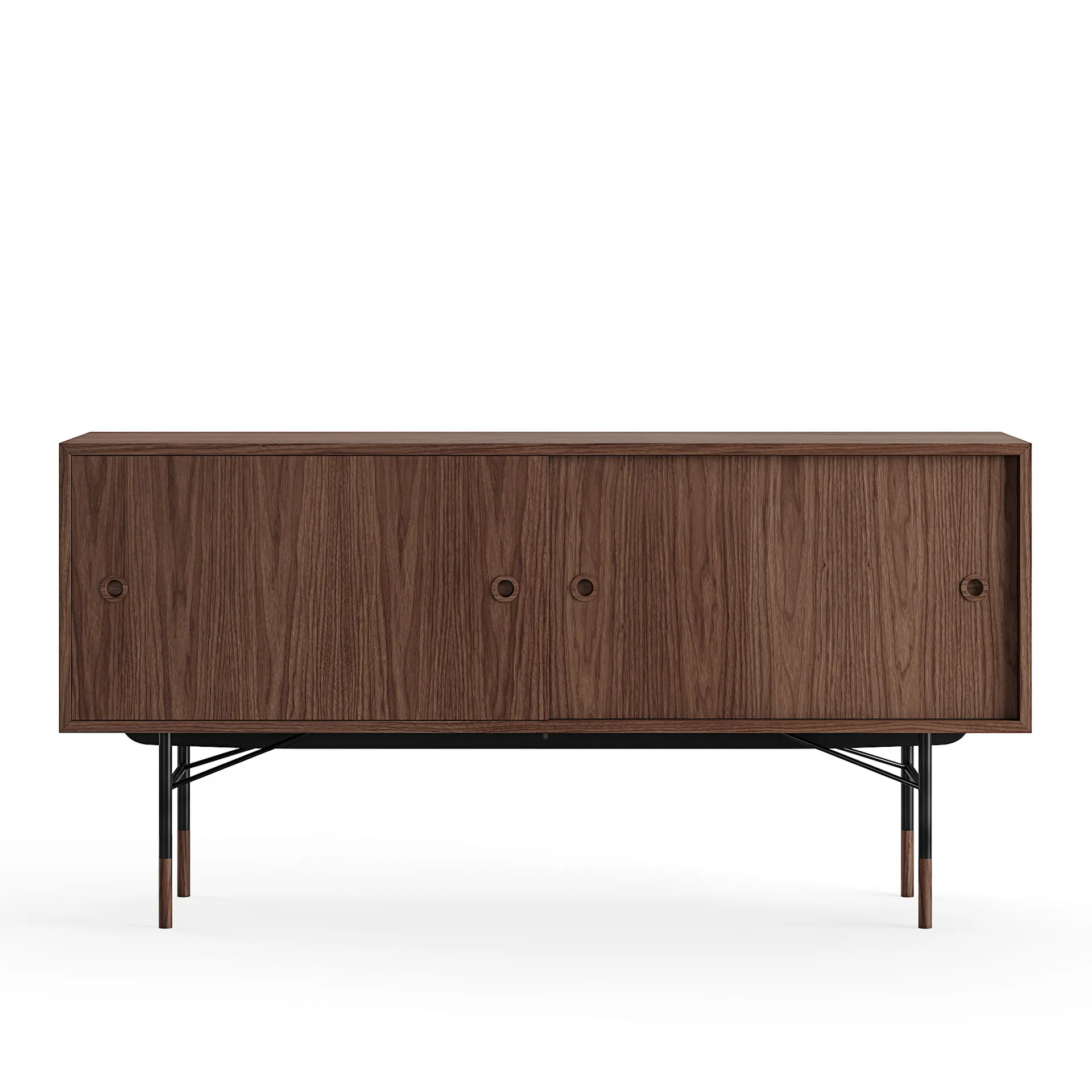 Sideboard utan lådor Walnut Veneer - House of Finn Juhl - Finn Juhl - NO GA