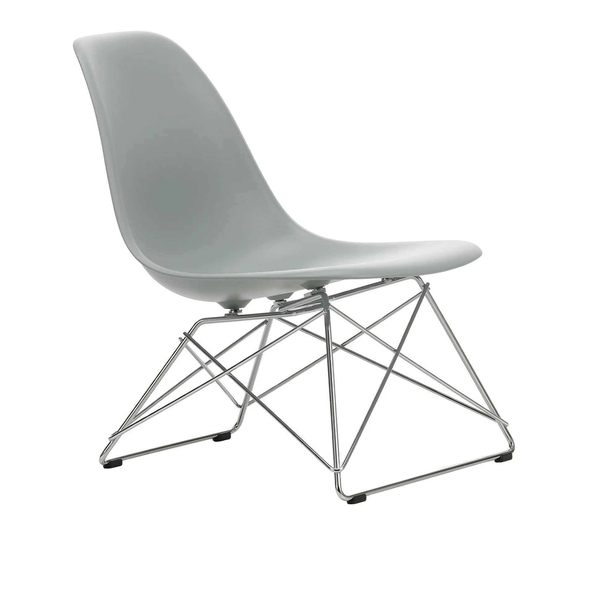 Eames RE Plastic Side Chair LSR stol Chrome - Vitra - Charles & Ray Eames - NO GA