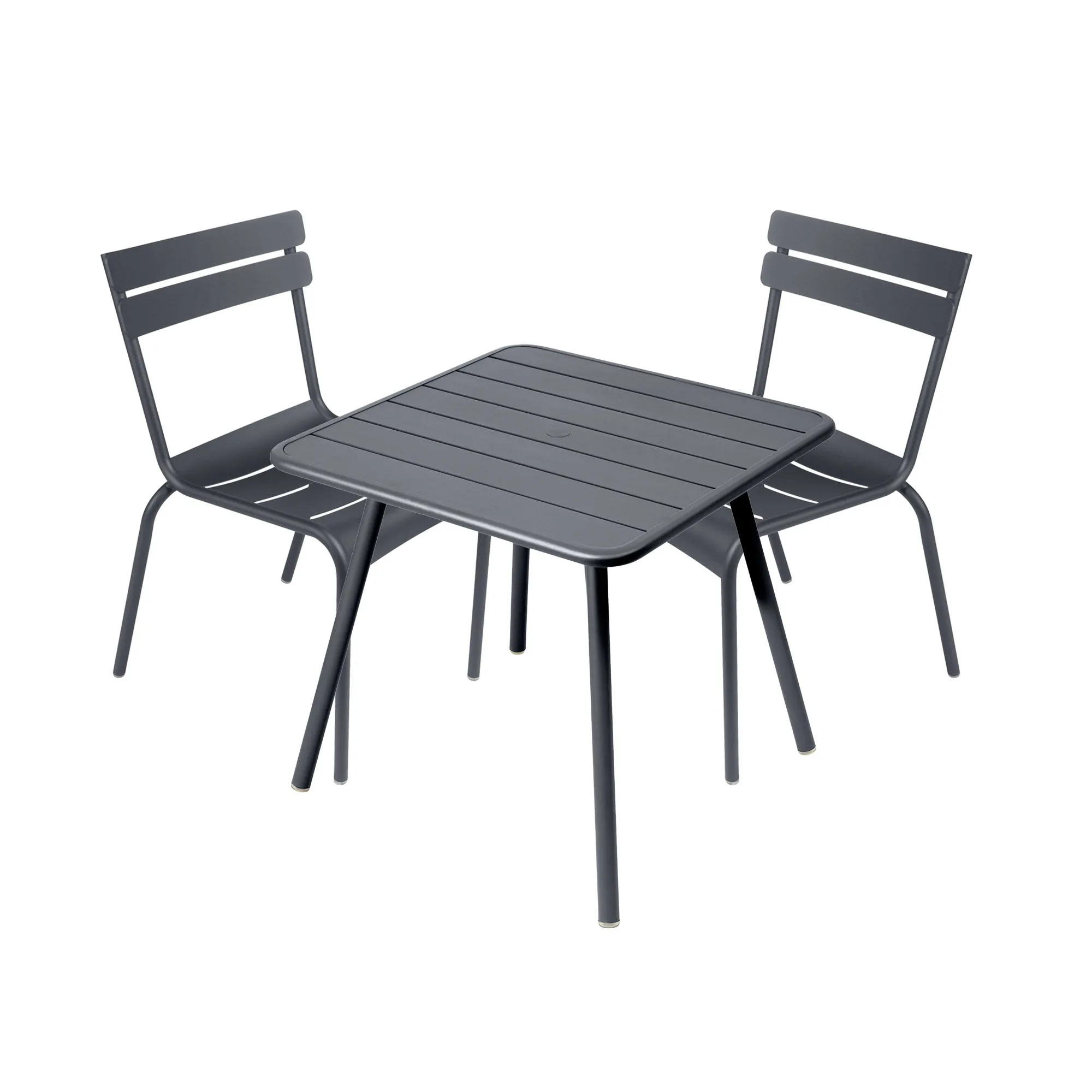 Luxembourg spisegruppe firbent bord & 2 stoler - 1