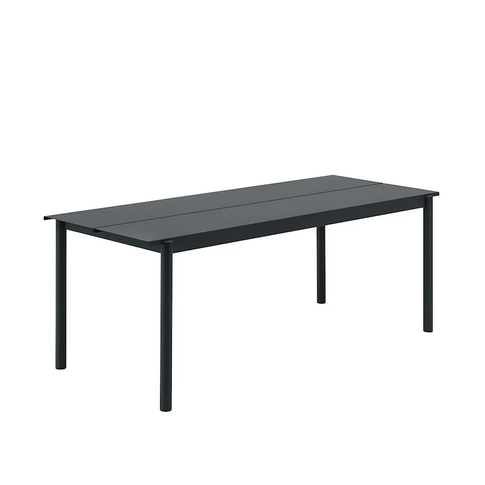 Linear Steel Table 200cm Black