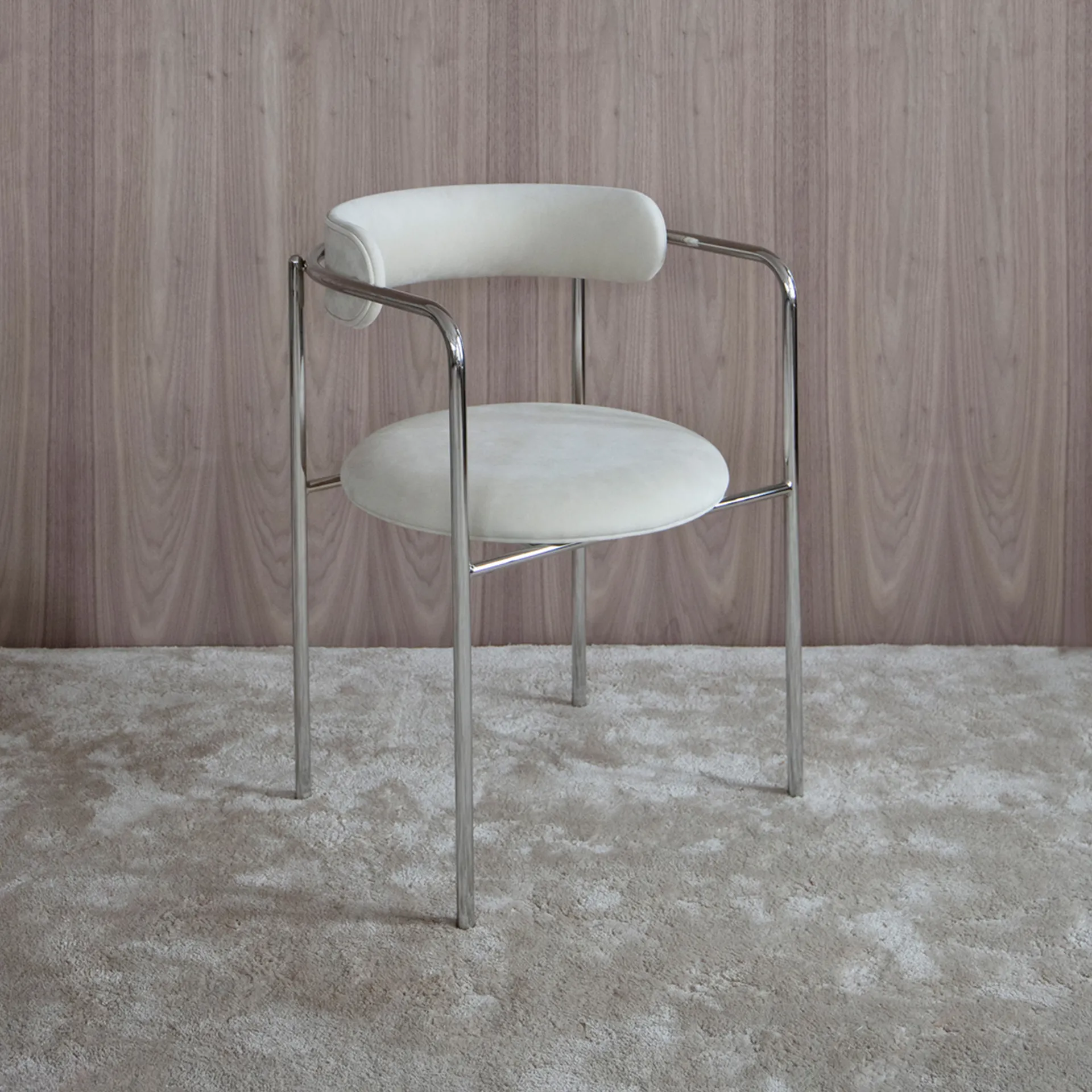 FF Chair Rounded Chrome Legs - Friends & Founders - NO GA