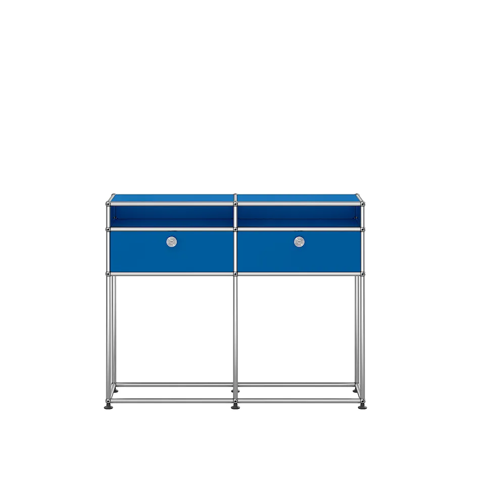 USM Haller 94 Shelving, Gentian Blue