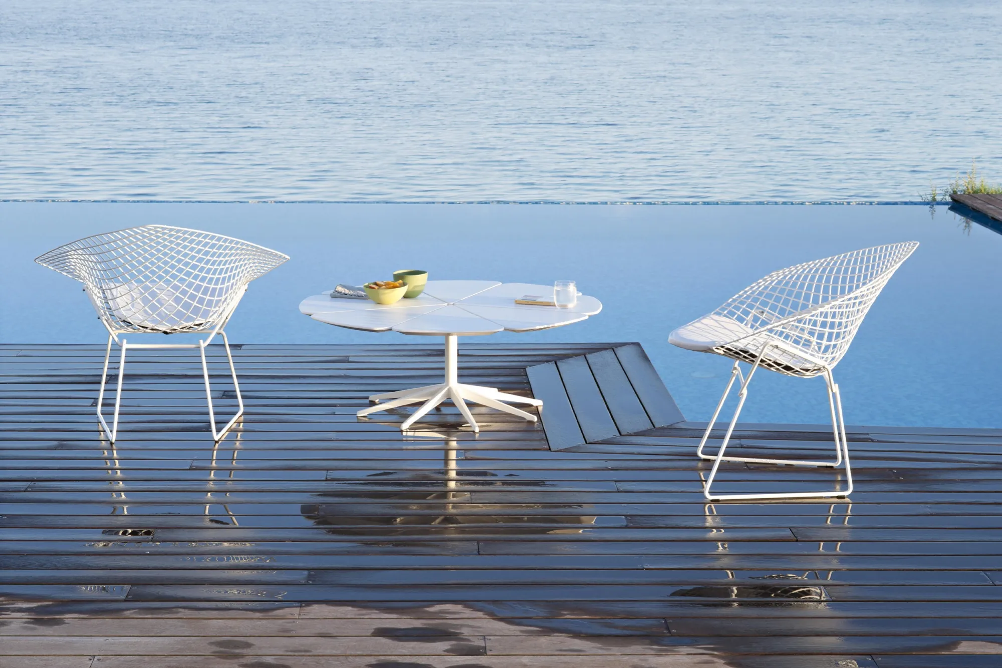 Bertoia Diamond utendørs lenestol - 3