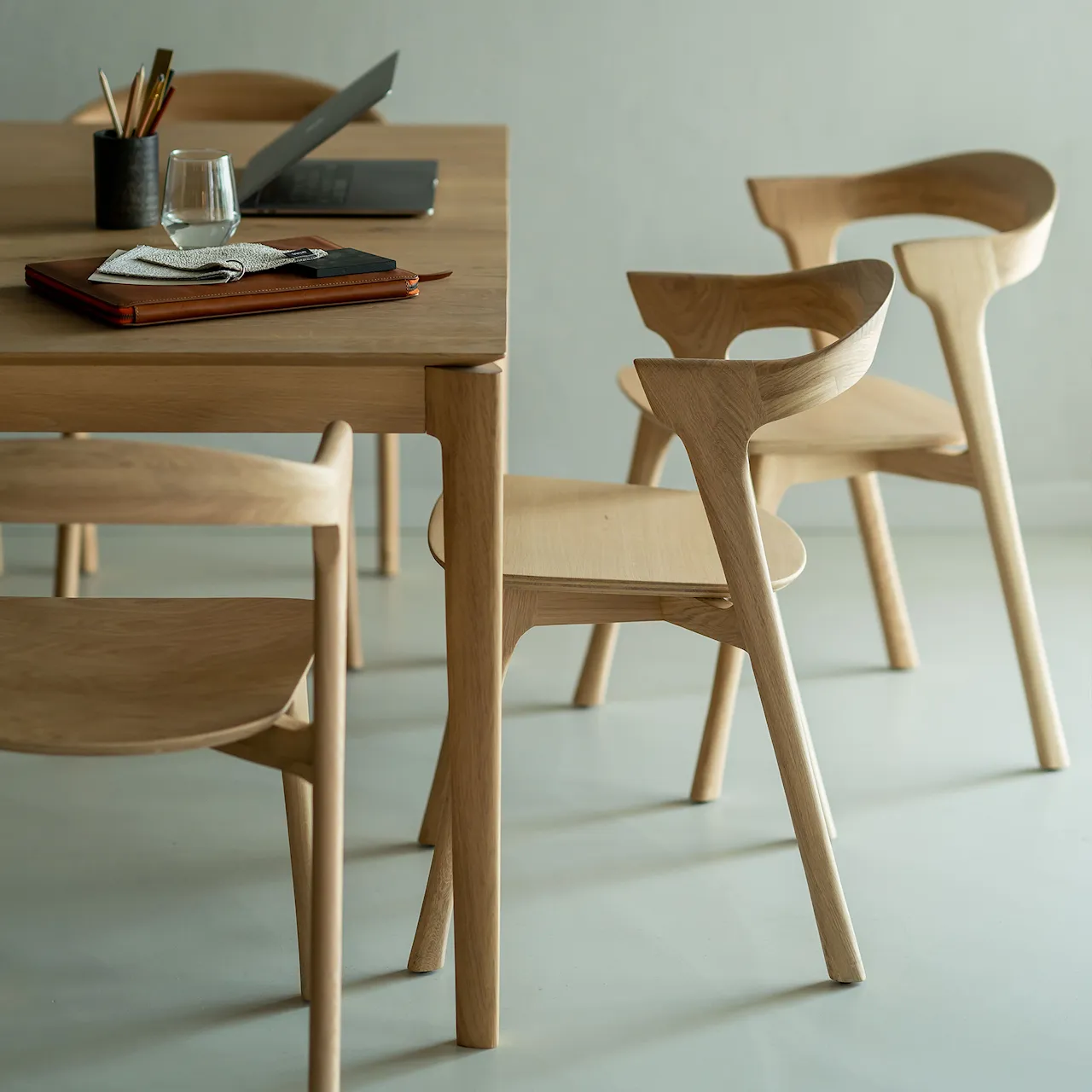 Bok Dining Table, Ek, 220x95 cm