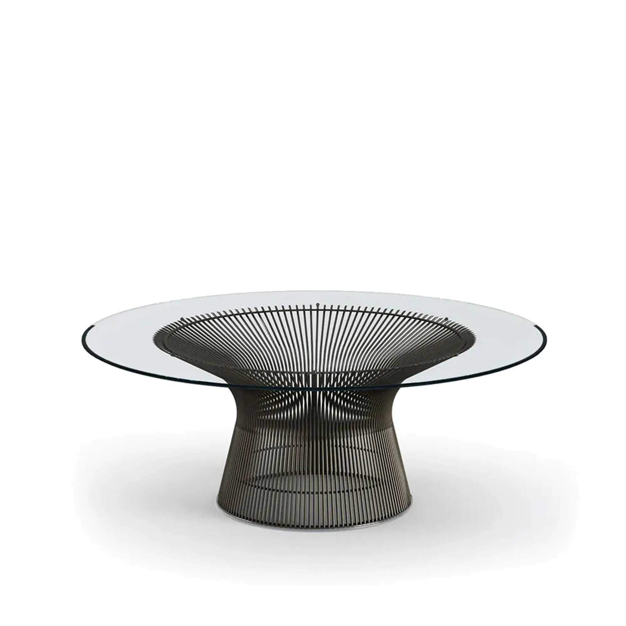 Platner salongbord Ø 107 cm Bronse Metallic - 1