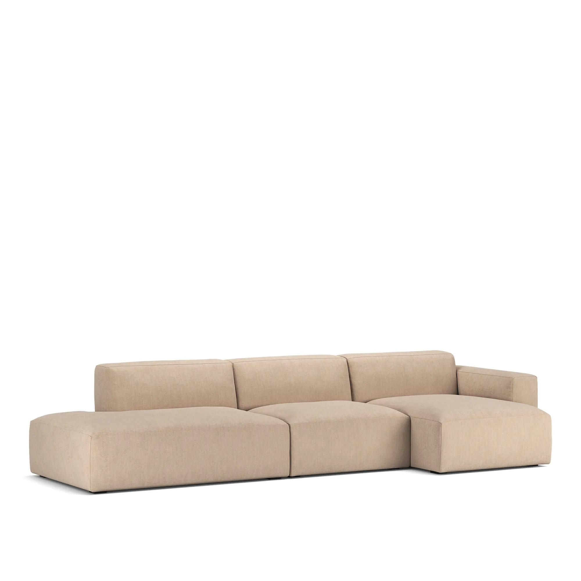 Brick 3-seters sofa sjeselong åpen ende venstre - 2