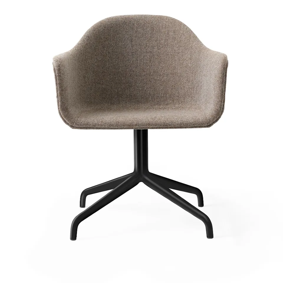 Harbour Swivel Chair Med Trekk - Svart Aluminium