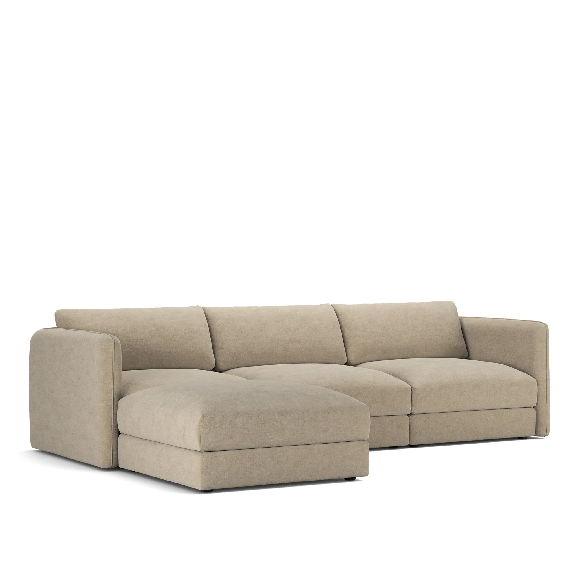 Pavarotti 03 3-seters sofa med fotskammel - 4